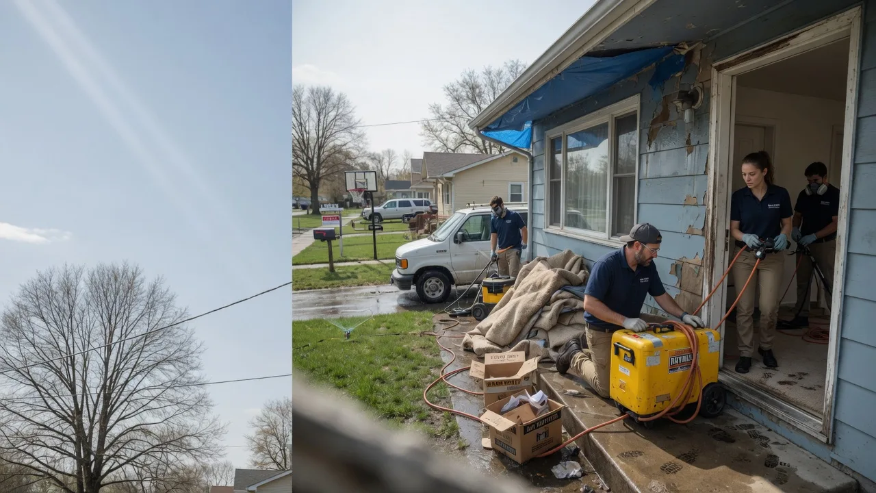 Basement Flood Cleanup in Freeman, SD near me
